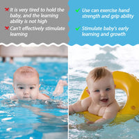 50 x Brand New MIRFURT Baby Swimming Float, PVC Inflatable Baby Pool Float Seat Inflatable Toy with Handle Baby Swimming Ring for 3-36 Months Suitable for Swimming Pool in Summer Elephant  - RRP €1800.0