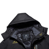 1 x RAW Customer Returns MAGCOMSEN winter jackets men s warm softshell jacket outdoor ski jacket fleece winter parka men s transition jacket waterproof rain jacket hiking jacket with hood black XL - RRP €80.65