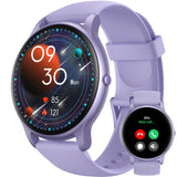 1 x RAW Customer Returns Parsonver Smartwatch Women Round with Telephone Function, Wristwatch Women with Heart Rate Sleep Monitor, Pedometer Watch with 100 Sports Modes, IP68 Waterproof Sports Watch Women for Android iOS, Purple, SPROD1 - RRP €42.99