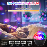 1 x RAW Customer Returns ENONEO Disco Lights 16 Colors Disco Ball with USB Cable Rotating LED Party Light Stage Party Ball with Bluetooth Remote Control for Birthday Disco Party Bar Christmas Weddings Black  - RRP €26.21