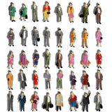 2 x RAW Customer Returns VICDUEKG 40 PCS Model Figures Various Standing Figures Passers-by Gauge H0 1 87, Various Poses Miniature People, Persons Figurine for Architectural Planning Project Model Railway - RRP €30.84