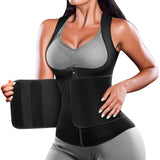 1 x RAW Customer Returns Cimkiz Sweat Belt Waist Cincher for Women Slimming Belt Sweat Belt Fitness Sauna Belt Waist Trimmer Adjustable Body Shaper Tummy Control Waist Shaper Waist Trainer Women - RRP €16.13