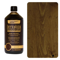 1 x RAW Customer Returns Littlefair s Wood Stain 1ltr - Wood Stain Indoor - Wood Stain For Natural Wood Grain - Water-Based Wood Stain - Fast Drying Environmentally Friendly - Color Dark Walnut - RRP €38.95