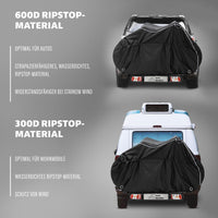 1 x RAW Customer Returns Obsidian Team Bike Covers Styles - Transport Travel or Storage Waterproof, Resistant, 600D, 300D, or 210D Oxford Ripstop Materials, Anti-UV 1,2 or 3 bicycles - RRP €92.99