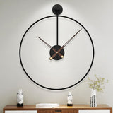 1 x RAW Customer Returns HAITANG Modern Decorative Wall Clock for Living Room Battery Operated Wall Clocks Non Ticking Silent Movement Round Metal Wall Clocks for Bedroom, Kitchen, Study Room Office Home Decoration,30 CM - RRP €24.9