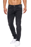 1 x RAW Customer Returns Elara Men s Jeans Slim Fit Denim Stretch Chunkyrayan Black 16533-Schwarz-29W 30L - RRP €35.24