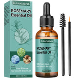 7 x Brand New Rosemary hair oil, rosemary oil hair growth and nourishes the scalp, 100 pure rosemary oil for skin care, eyebrows and eyelashes for men women, 60 ml - RRP €68.81