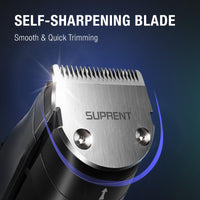 1 x RAW Customer Returns SUPRENT Beard Trimmer Men Electric All in One Adjustable Beard Trimmer with 19 Cutting Lengths Beard Trimmer Razor Precision Trimmer - RRP €32.1