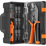 1 x RAW Customer Returns Solar connector crimping pliers set, for 2.5mm , 4.0mm , 6.0mm solar cable, 12 pieces male female solar panel cable connector, 1 pair of wrenches for solar panel cable, SOMELINE connector solar system - RRP €29.99