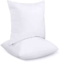 1 x RAW Customer Returns Utopia Bedding Cushions, Cushion Stuffing, Cotton Blend Fabric Sofa Cushions, Inner Cushion 2, White, 80x80 cm Pack of 2  - RRP €25.99