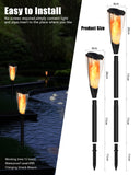 10 x Brand New Soumit Solar Flame Light Outdoor 2 Pack, Waterproof IP67 Flame Lights Decoration for Outdoor, Solar Lamp Outdoor, 12 LED Solar Flame Lamp, Lawn, Garden, Landscape, Driveway, Yard - RRP €159.8