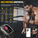 1 x RAW Customer Returns PYRODUM Men s Smartwatch with Telephone Function, 1.32 HD Waterproof Smart Watch with Blood Pressure, SpO2 and Heart Rate Monitor, Pedometer, Fitness Tracker, 20 Sports Modes, Fitness Watch for Android iOS - RRP €50.63