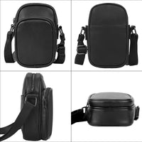 1 x Brand New Linkidea Men s Mini Crossbody Bag PU Leather Cell Phone Crossbody Bag Small Shoulder Handbag for Work Travel Hiking Black - RRP €32.94