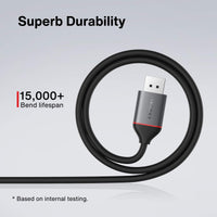 1 x RAW Customer Returns IVANKY DisplayPort Cable 144hz 2M, 4K 60Hz, 2K 165Hz, 2K 144Hz for DP1.2 , Display Port Cable for PC, Laptop, TV, Graphics Card, Projector, Monitor ETC - RRP €9.58