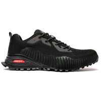 1 x RAW Customer Returns Kricely Trail Running Shoes Men Outdoor Lightweight Breathable Walking Shoes Fashion Multicolor Trekking Fitness Running Sneakers Black 41  - RRP €51.99