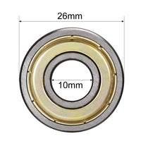 1 x RAW Customer Returns Ball Bearings 6000 ZZ 10mm x 26mm x 8mm Deep Grooves Double Shielded Small Ball Bearings 80100 Miniature Radial Roller Bearing, Pack of 20 - RRP €13.99