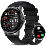 1 x RAW Customer Returns Holiday Smartwatch Women Men with Bluetooth Calls, 1.32 Touchscreen, IP68 Waterproof Fitness Watch with Heart Rate Monitor Sleep Monitor Pedometer, Sports Watch for iOS Android 51gold  - RRP €40.33