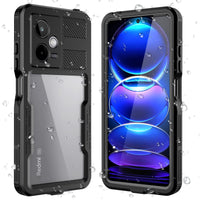 1 x RAW Customer Returns ShellBox Xiaomi Redmi Note 12 Pro 5G Case IP68 Waterproof Phone Case Xiaomi Redmi Note 12 Pro Case with Built-in Screen Protector Full Body Shockproof 360 Degree Case for Redmi Note 12 Pro 5G - RRP €16.99