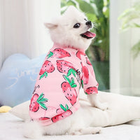 2 x Brand New YAODHAOD small dog winter t-shirt, fleece dog sweater, soft and comfortable to keep warm in autumn and winter, Christmas dog sweater, winter pet clothes L, pink  - RRP €40.8