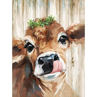 4 x Brand New PVOODIRE Cow Diamond Painting Cows Diamond Painting for Adults and Children, 5D Cow Diamond Painting Cow Diamond Painting Cow Pictures Ideal for Wall Decoration 30 x 40 cm - RRP €81.6