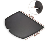 1 x RAW Customer Returns 6560 Cast Iron Grill Plate for Weber Q300 Q320 Q3000 Q3100 Q3200 Q3400 Series Gas Grill, 44.5CM Grill Pan Replacement Parts for Weber 404341 57060001 586002, 6506 Grill Griddle for Weber Q Gas Grills - RRP €32.76