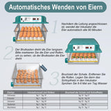1 x RAW Customer Returns Hethya incubator fully automatic hatchery fully automatic incubator chickens for 24-36 eggs, incubator with automatic egg turning, humidity display and automatic water addition - RRP €79.8