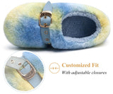 1 x Brand New KuaiLu Comfortable Memory Foam Women s Orthopedic Slippers Winter Warm Fur Slippers with Arch Lightweight Non-Slip Indoor Outdoor Size 41 Blue - RRP €51.6