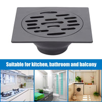 1 x RAW Customer Returns Fafeicy Square Shower Floor Drain Thickened Stainless Steel Heavy Duty Home Bathroom Shower Deodorizing Waste Floor Drain Ordinary Floor Drain  - RRP €13.28