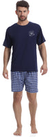 1 x RAW Customer Returns Timone men s pajamas TI30-108 dark blue 2074 03, XXL  - RRP €28.99