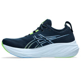 1 x RAW Customer Returns ASICS Gel-Nimbus 26, Men s Sneaker, French Blue Electric Lime, 42 EU - RRP €180.85