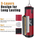 1 x RAW Customer Returns Prorobust Heavy Punching Bag for Adults Teenagers Children Unfilled Punching Bag Set with Boxing Gloves, Wraps, Chain, Ceiling Hook for MMA, Kickboxing, Muay Thai, Karate, Taekwondo - RRP €45.37