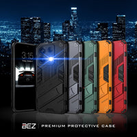 1 x RAW Customer Returns BEZ Phone Case for Xiaomi Redmi Note 13 Pro 5G Case, Rugged Protective Case Compatible with Redmi Note 13 Pro 5G Hybrid Reinforced Scratch-Resistant and Shockproof, Kickstand, Orange - RRP €21.6