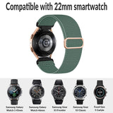 1 x RAW Customer Returns chinbersky 22mm elastic nylon strap compatible with Samsung Samsung Galaxy Watch 3 45mm Galaxy Watch 46mm Gear S3 Classic Huawei GT2, for Huawei Watch GT GT 2 46mm Watch GT2e GT2 Pro - RRP €12.9