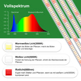 1 x RAW Customer Returns wolezek plant lamp LED, T8 4 pack plant lamp LED full spectrum for indoor plants, 2FT growth lamps for plants, 3000K 6500K 660nm LEDs plant light for greenhouse indoor - RRP €54.3