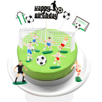 23 x Brand New Football Cake Topper Decorations Happy Birthday Cake Topper Decorations Sports Cupcakes Football Themed Complementary Decorations 15 Pieces - RRP €441.6