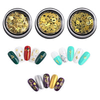 5 x Brand New Glitter for nails, metal glitter powder nail art charms nail accessories for gel nails nail jewelry for DIY makeup manicure - RRP €90.0