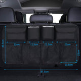 1 x RAW Customer Returns URAQT Car Trunk Organizer, Car Storage Bag, Boot Bag, Waterproof Bags with Strong Elastic, Wand Structure for SUV, Black - RRP €14.99