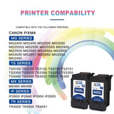 1 x RAW Customer Returns 545XL 546XL Multipack printer cartridges Compatible for Canon PG-545 CL-546 XL for cartridges Pixma TS3450 TS3350 TR4650 TR4550 TS3150 TS3450 MX495 TR4551 TS3400 TR4500 545 Black and 546 Color - RRP €40.92