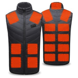 1 x RAW Customer Returns Heated Vest Men Women, Heated Vest with 17 Carbon Fiber Heating Elements 3 Temperature Levels Lightweight Electric Heated Vest, Electric Heating Vest XL  - RRP €24.0