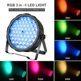 1 x RAW Customer Returns BETOPPER stage light DJ light, LED par light 54 1.5 W RGB 3 in 1 light effects, disco light with sound activation DMX512 for party wedding club bars Halloween Christmas 4 pieces  - RRP €167.28