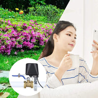 1 x RAW Customer Returns WiFi Valve Control, Smart WiFi Control Water Gas Valve 2.4GHz Compatible with iOS Android, Compatible with Alexa and Google Assistant - RRP €41.84