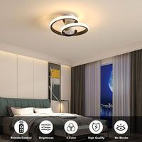 1 x RAW Customer Returns Toolight LED ceiling light dimmable 27W 3050LM, modern ceiling lamp dimmable with remote control 3000-6500K, acrylic ceiling light for kitchen, living room, bedroom, bathroom, hallway, 24cm - RRP €27.99