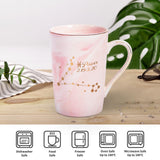 1 x RAW Customer Returns Joymaking Coffee Cup - Pisces - Personalized Constellation Cup Gift for Girlfriend Boyfriend for Birthdays Christmas, Pisces - 400ml Pink - RRP €17.14