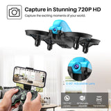 1 x RAW Customer Returns SIMREX X700 Drone with 720 HD Camera, WiFi FPV Live Video, 6-Axis RC Quadcopter, Headless Mode, Optical Flow Positioning, One-Button Takeoff Landing App Control with 360 Flip for Beginners - RRP €83.03