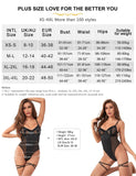 1 x RAW Customer Returns ohmydear women s body lingerie sexy bodysuit mesh underwear teddy V-neck bra with underwire overall lingerie with leg loops sexy lingerie set - RRP €23.11