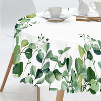 1 x RAW Customer Returns iEvery Stain-Resistant Round Tablecloth 150cm - Round Tablecloth Flowers - Table Cover for Outdoor Kitchen Garden Floral - Durable and Washable in Polyester, Tablecloth 4-6 Seater - RRP €18.68