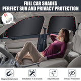 1 x RAW Customer Returns ZATOOTO Car Sun Shade Magnetic, Car Privacy Window, Car Sun Shade Baby, Car Window Darkening, More Magnets - RRP €27.13