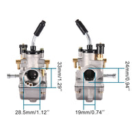 1 x RAW Customer Returns GOOFIT 19mm Carburetor Pour 2-Stroke for 50 SX 50cc Pro Senior Dirt Pit Bike Dirt Pit Bike ATV Quad Engine Moped Motocross - RRP €44.21