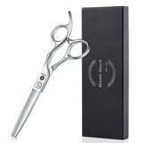 1 x RAW Customer Returns Dream Reach hair scissors, hairdressing scissors, thinning scissors, sharp hair cutting scissors, Japanese stainless steel 440C, handmade for thinning and shaping, perfect haircut, V-tooth blade - RRP €29.99