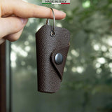 1 x RAW Customer Returns GUGGIARI Key ring for men and women to keep home, office and scooter keys in order. Key Organizer. Gift Idea in genuine leather Made in Italy-BLUE - RRP €18.1